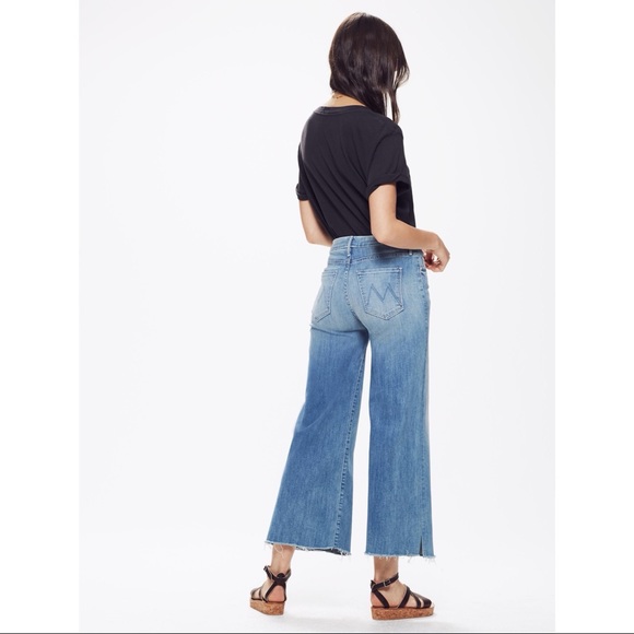 NWOT Mother denim roller snippet cropped fray - Picture 8 of 12